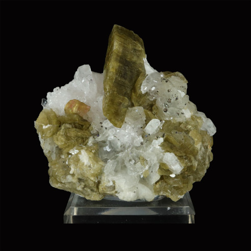 Association de minéraux sidérite et quartz (France)