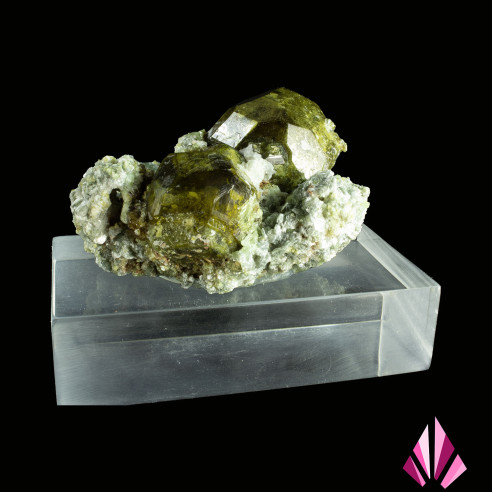 Green garnets Kayes Mali Ref464.