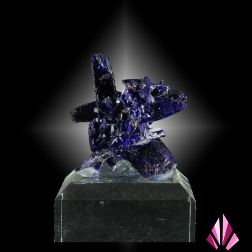 Azurite - Kerouchen - Morocco (Ref465).