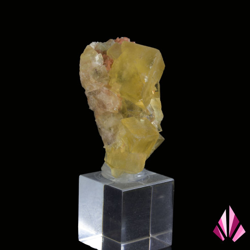 Fluorine quartz hématoïde El Hammam.