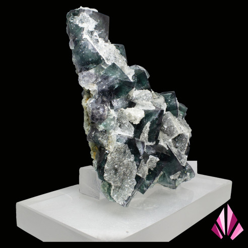 fluorines quartz du Nigéria (autre face)